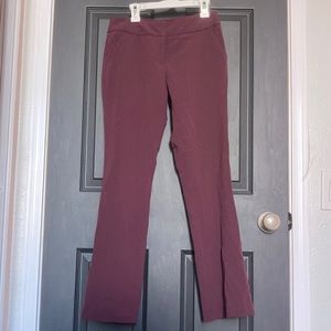 New York & Company 7th Studio Maroon dress pants